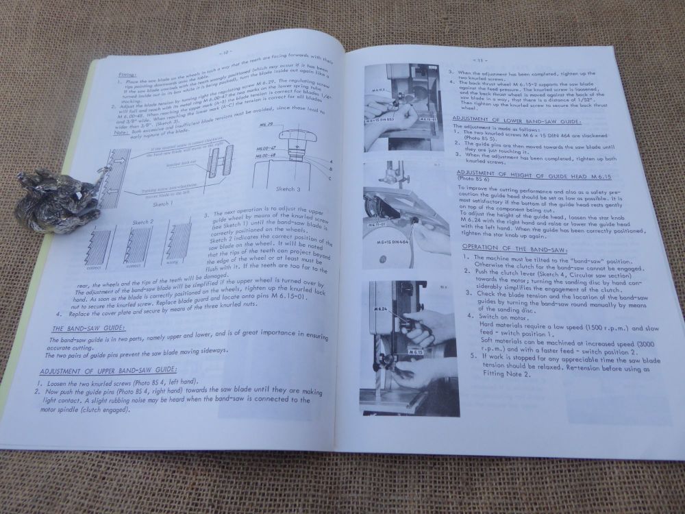 Emco-Star Emco-Rex Instruction Book - 1971