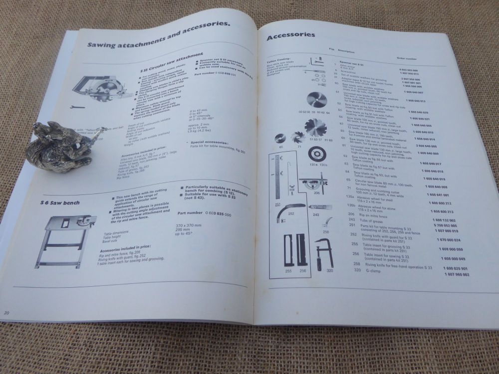 Bosch Combi Electric Tools For The Handyman 1972 Catalogue
