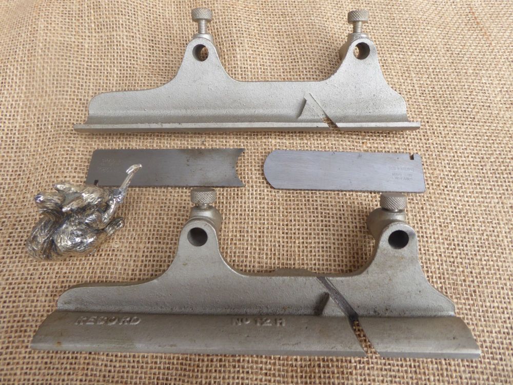 Record Special Bases For A 405 Plane: No.12R & 12H Complete With Cutters
