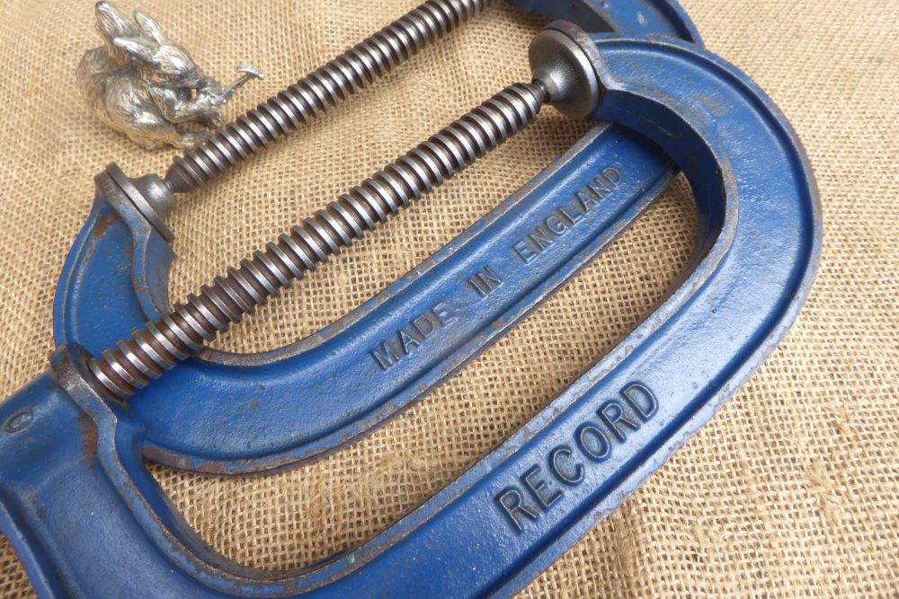 Pair Of Record 6" G Clamps / Cramps - Made In England