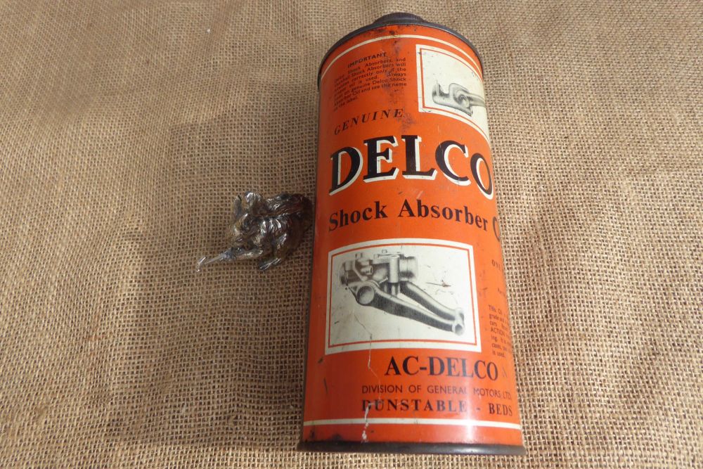 Vintage Delco Shock Absorber Oil Can -Can Only!