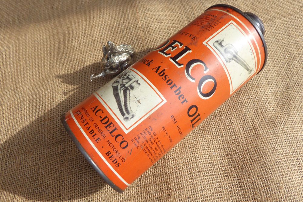 Vintage Delco Shock Absorber Oil Can -Can Only!