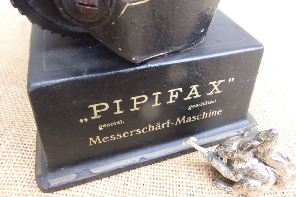 Vintage Pipifax Messerscharf Knife Grinding Machine - Guhl & Harbeck - Hamburg