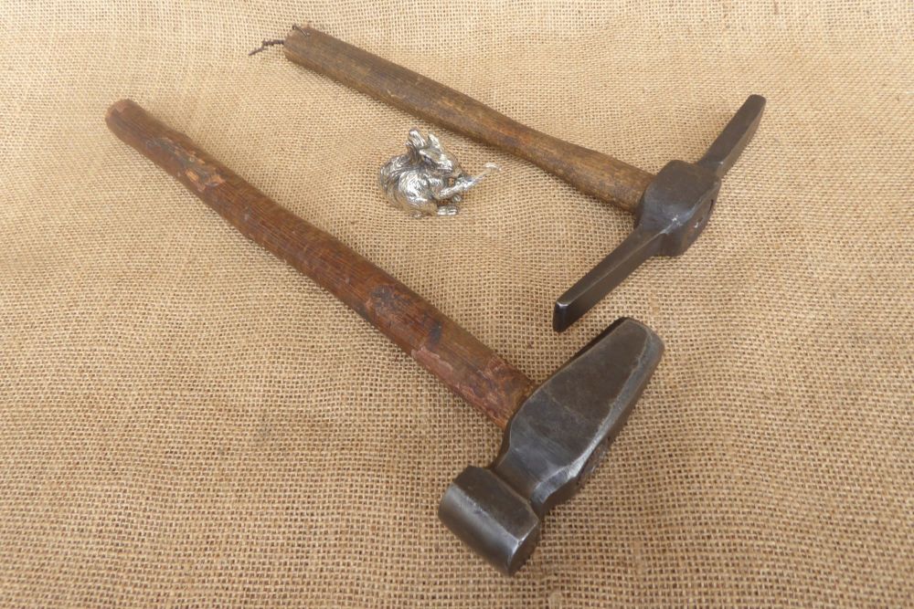 Pair Of Blacksmith / Tinman Hammers  