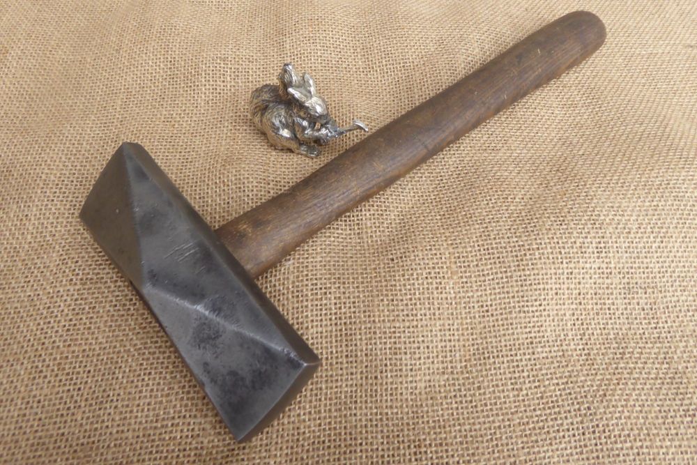Vintage Bladesmithing Double Diagonal Pein Forging Hammer