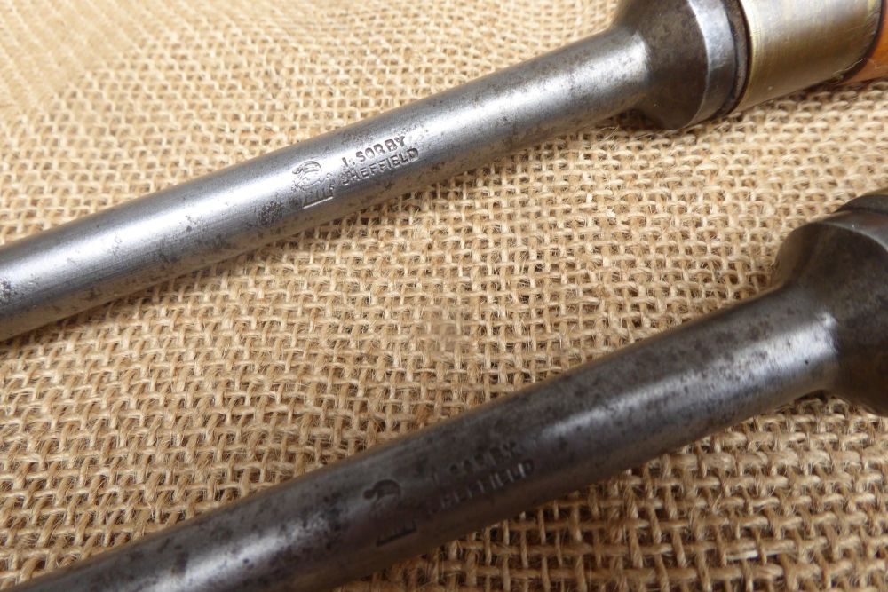 Pair Of I Sorby Draw Bore Pins