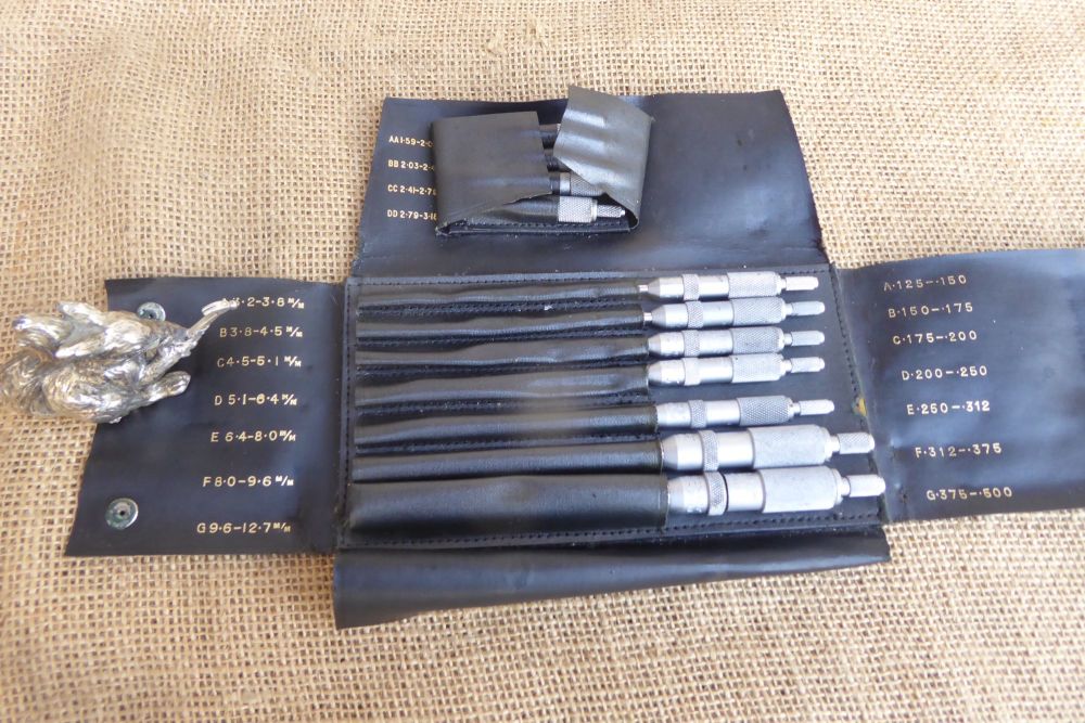 More & Wright No.899 Small Hole Gauge Set