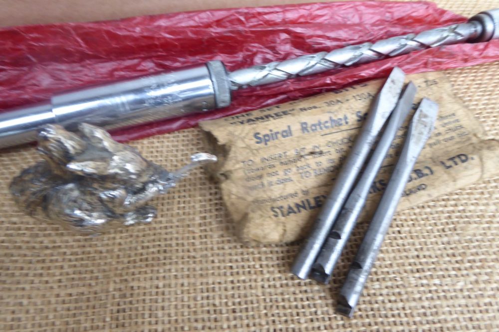 Yankee No. 130A Spiral Ratchet Screw Driver With 3 Bits