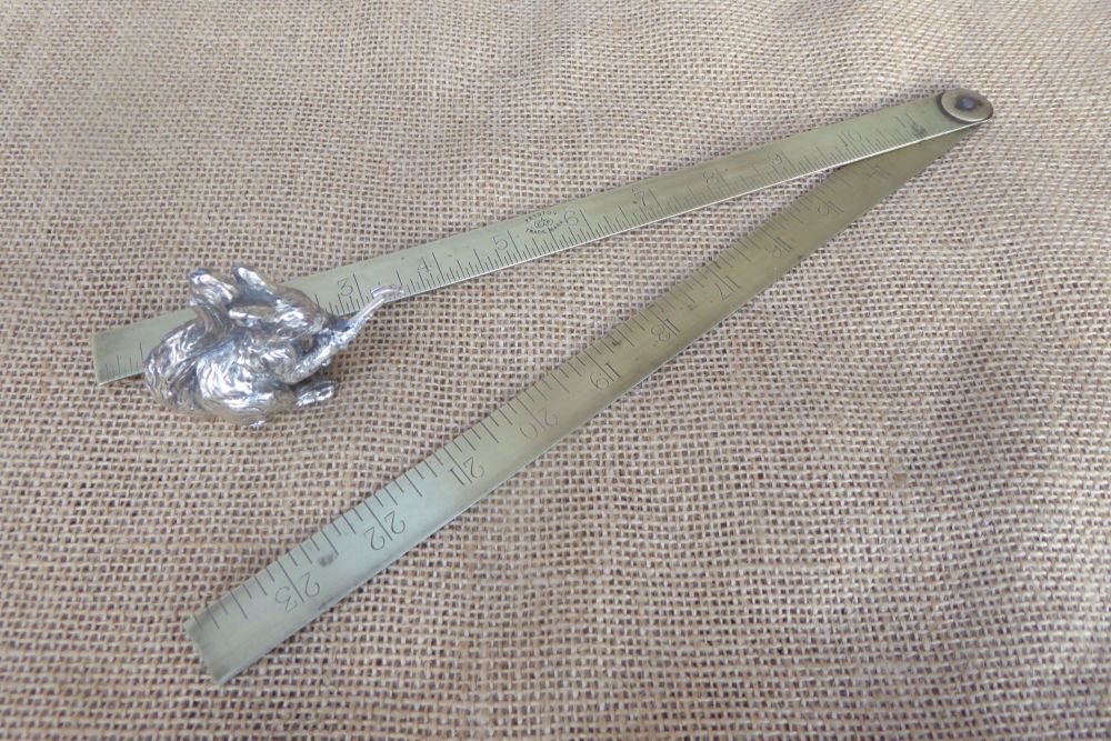Preston (E.P) 24" Folding Brass Rule
