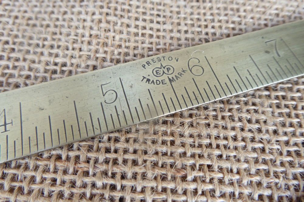 Preston (E.P) 24" Folding Brass Rule