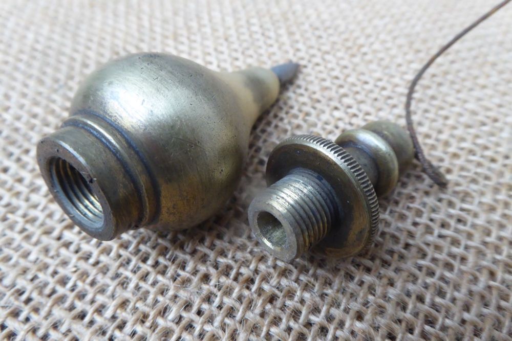 Vintage Brass & Steel Plumb Bob - 140 Grams