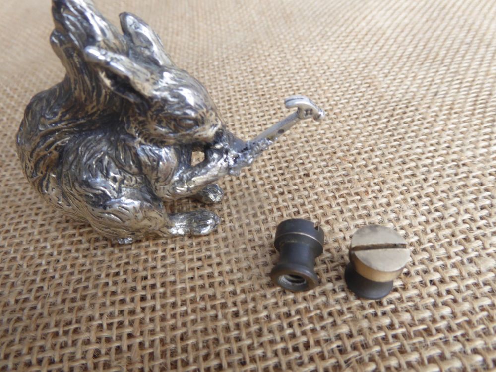Spare Brass  Screws For The Handles Of A Record Plane