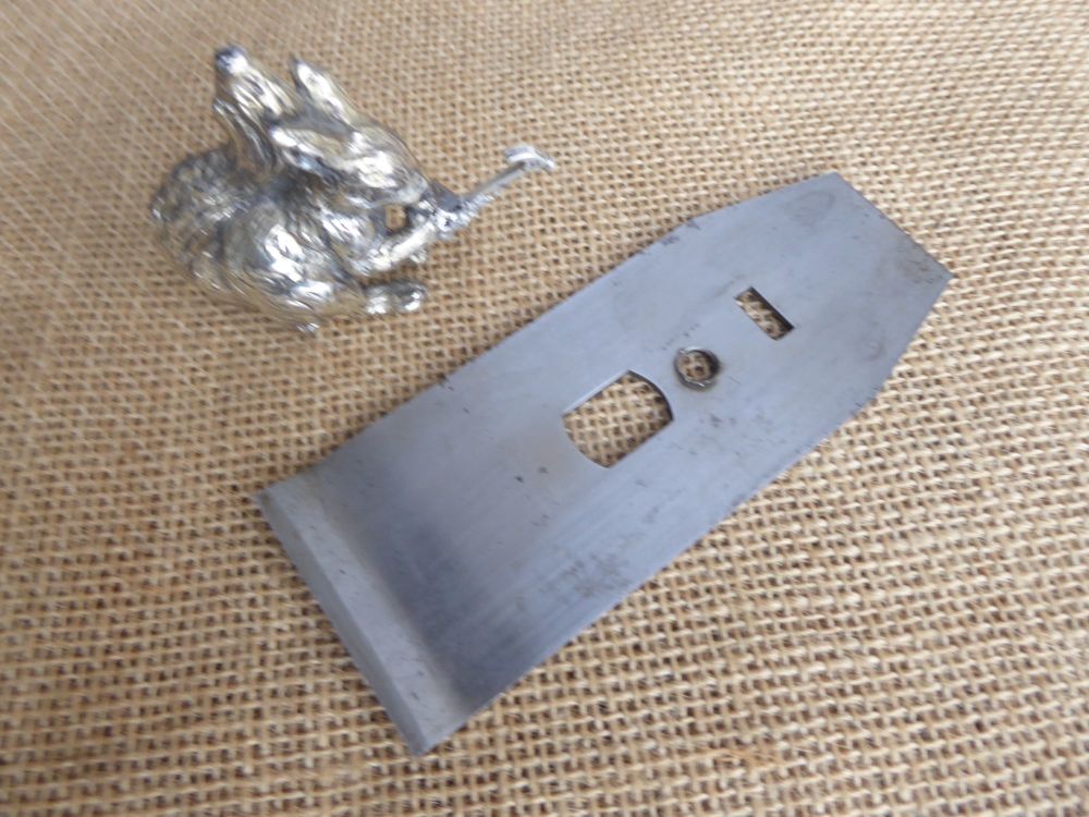 Spare Record Cap Iron / Chip Breaker From A Record No.4 Plane