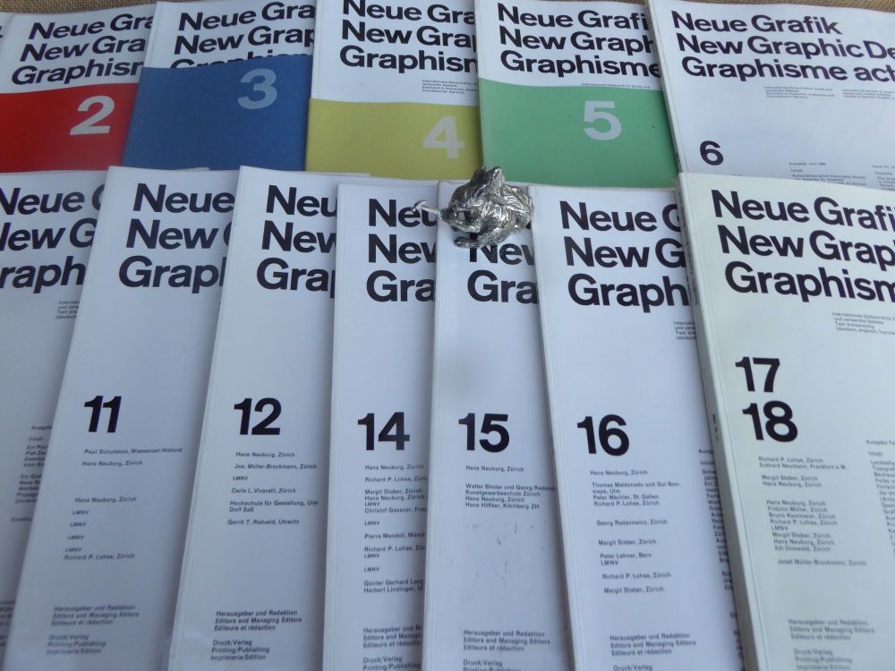 14 x Neue Grafik / New Graphic Design / Graphisme Actuel Magazines