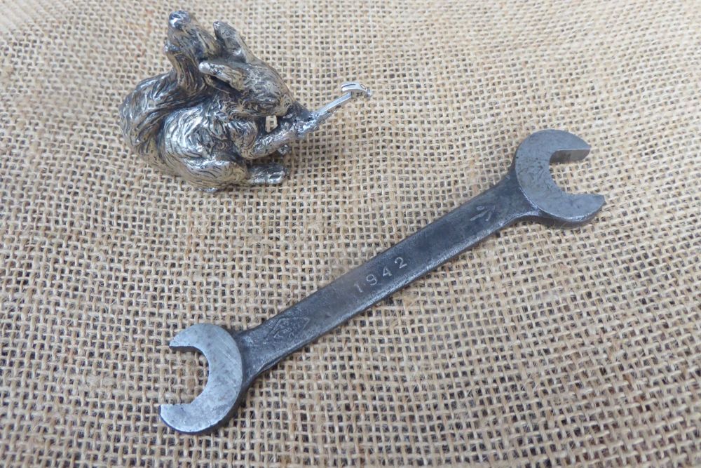 Vintage A W S & S Broad Arrow Marked 1942 Open Ended BSF BSW Spanner
