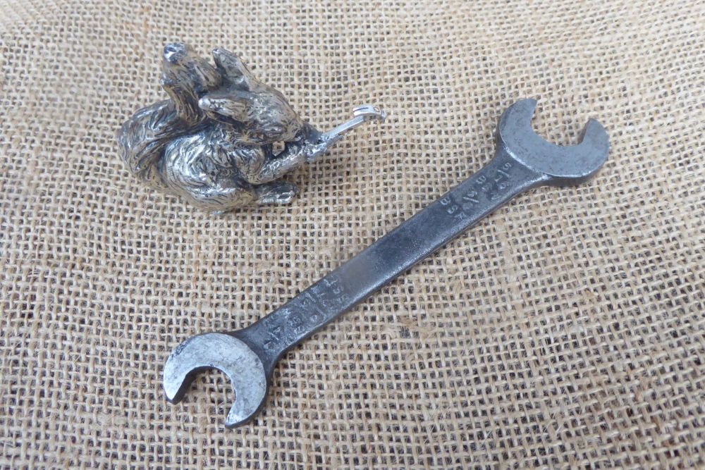 Vintage A W S & S Broad Arrow Marked 1942 Open Ended BSF BSW Spanner