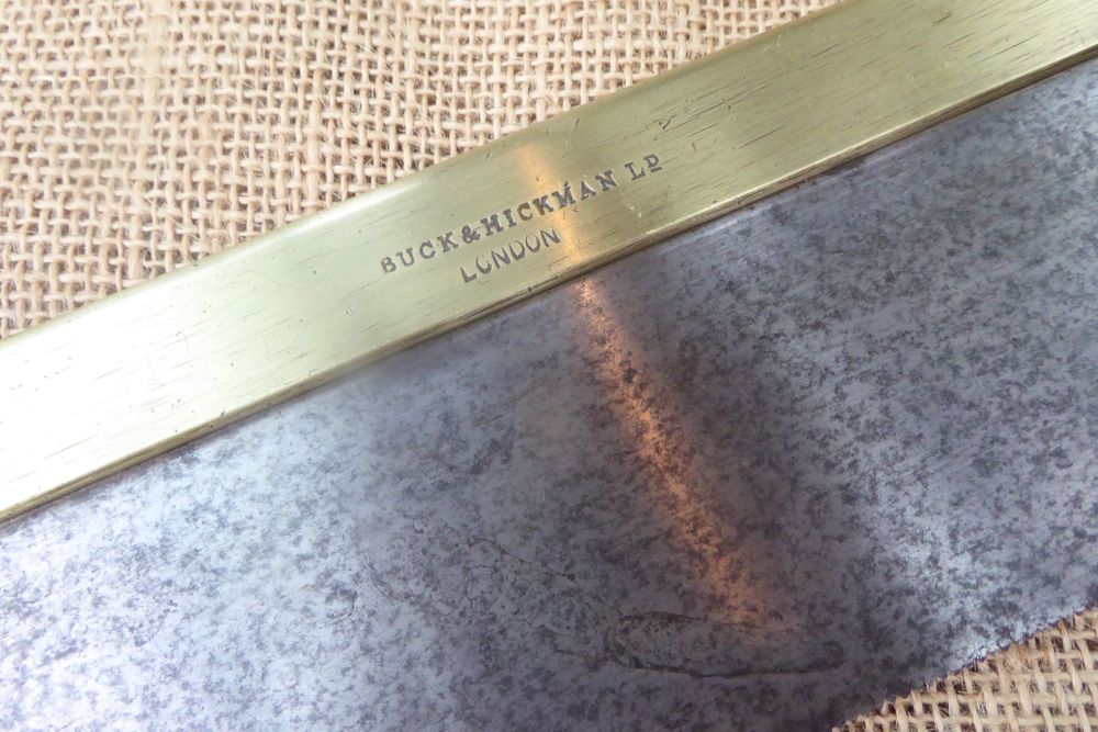 Buck & Hickman Ltd - London - 10" Brass Backed Saw