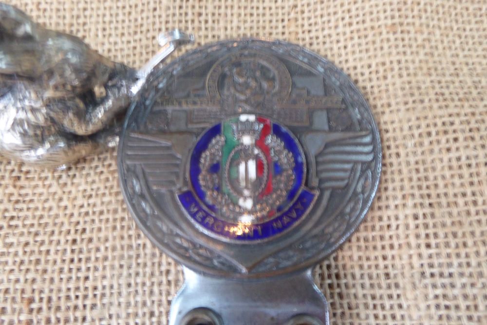 Merchant Navy St Christopher Car Badge - Metal / Enamel