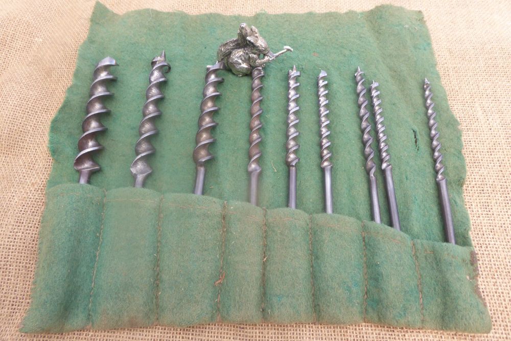 9 x Russell Jennings Auger Bits