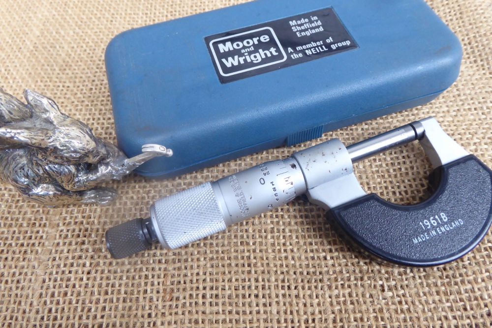 Moore & Wright 1961B 0-1" Micrometer - 0.0001 IN