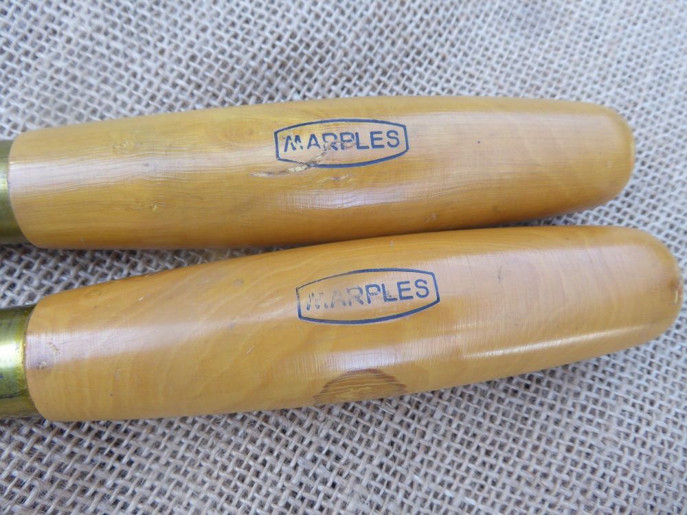 Marples 1/4" & 3/8" Boxwood Handles Mortice Chisels