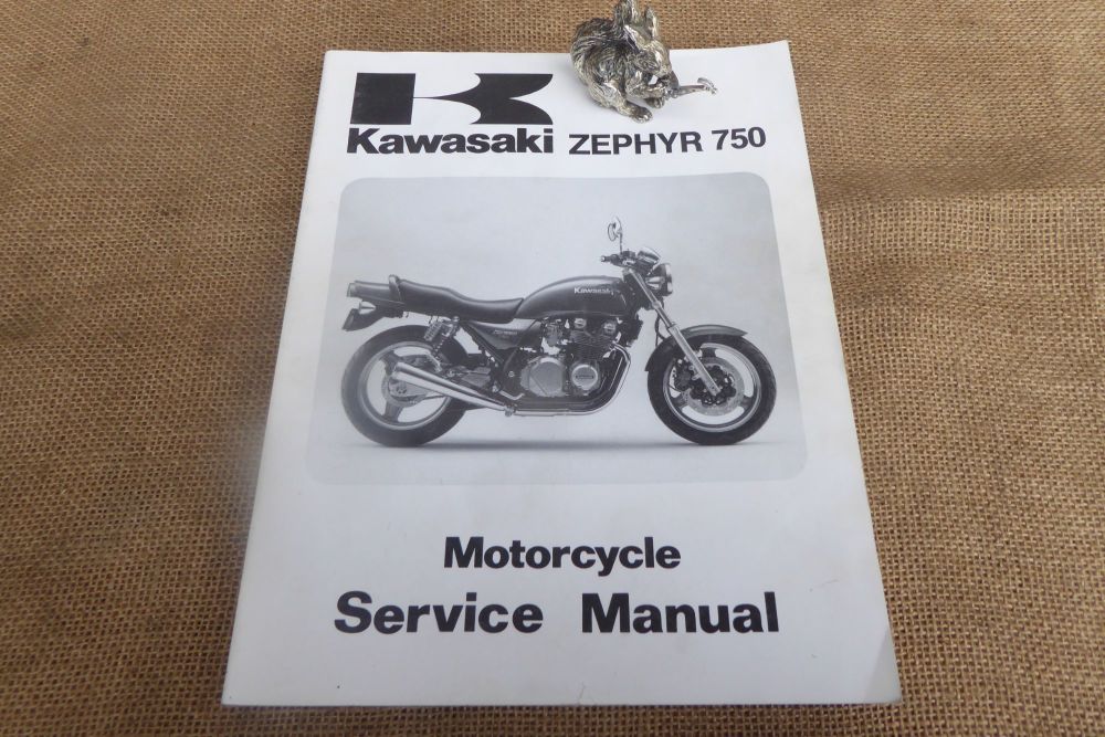 Kawasaki Zephyr 750 Motorcycle Service Manual - Part No. 99924-1138-01