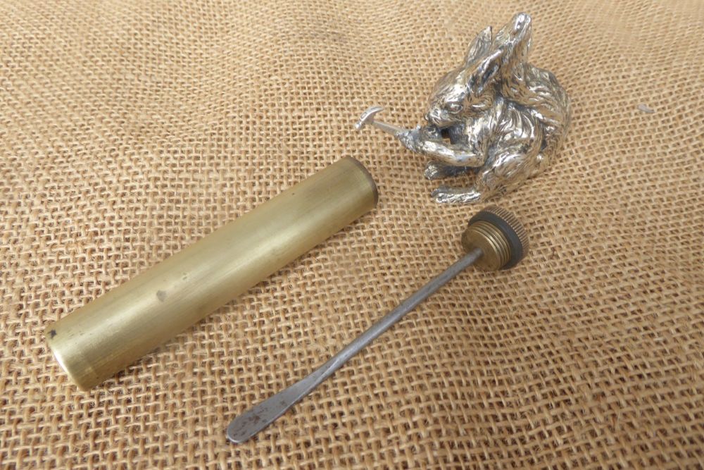 Brass Gun Oiler - Broad Arrow Marked - 3N