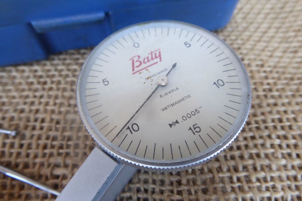 Baty 6 Jewels Antimagnetic Dial Test Indicator .0005"
