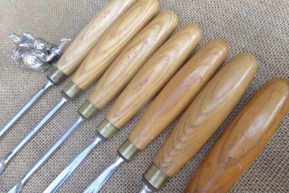 7 x Robert Sorby Carving Tools