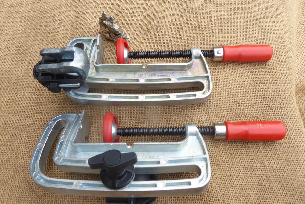 Pair Of Bessey 30 06129 ZL5 Clamps - Made In Germany