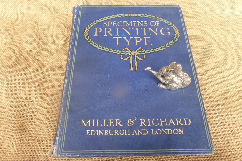 Specimens of Printing Type - Miller & Richard - 1932