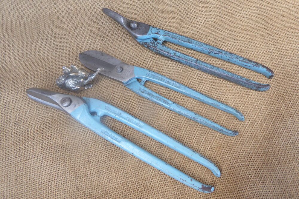 Gilbow 11" Left & Right & 10" Straight Tin Snip Cutters