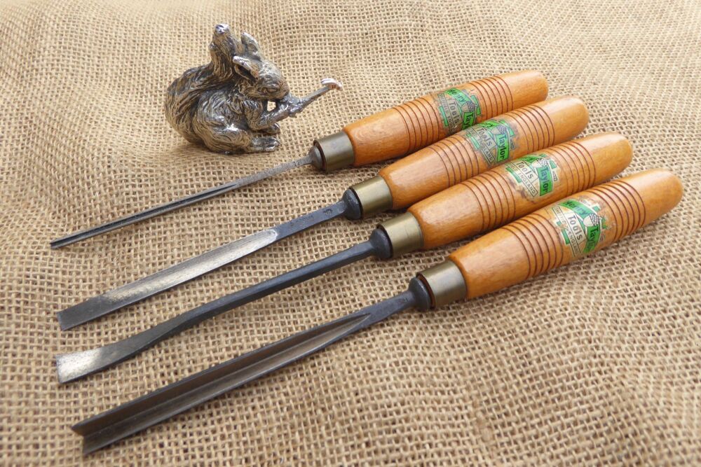 4 x Henry Taylor Carving Tools - Numbers 3, 11, 27, 39