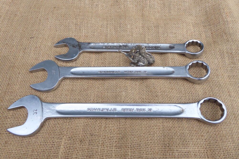 Stahlwille Open Box 13 Combination Spanners - 27mm, 30mm & 32mm