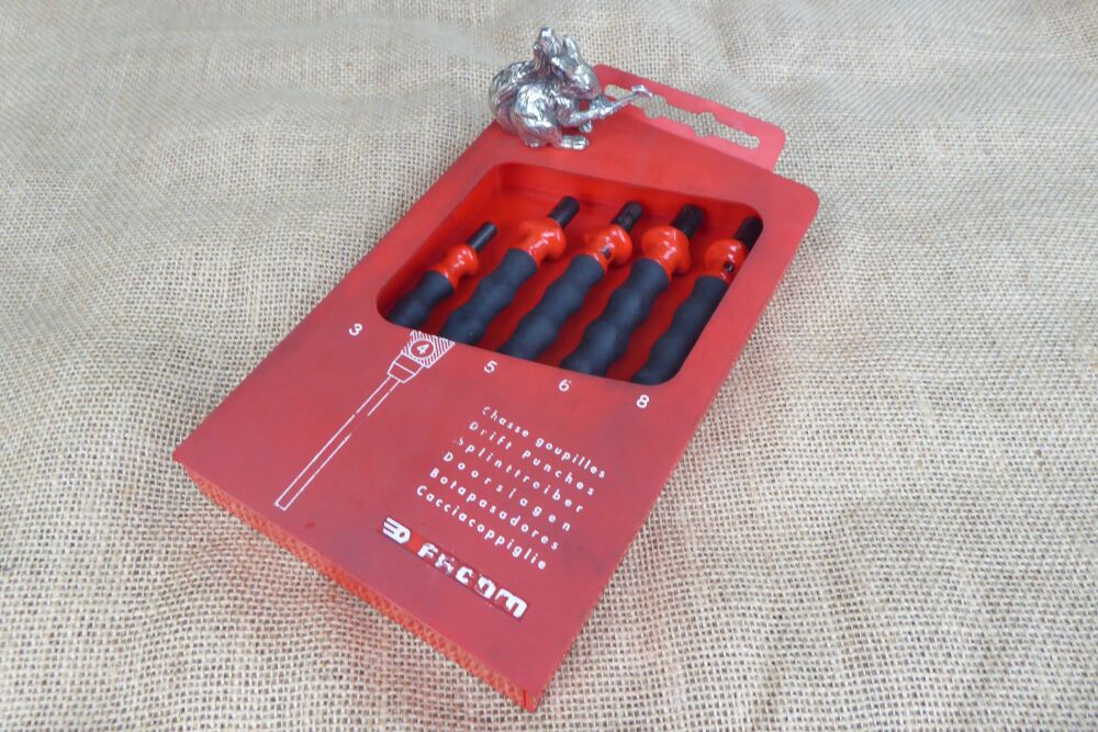 Set Of 5 Metric Facom Drift Punches