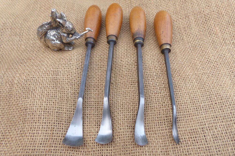 4 x J B Addis & Sons Spoon Gouges