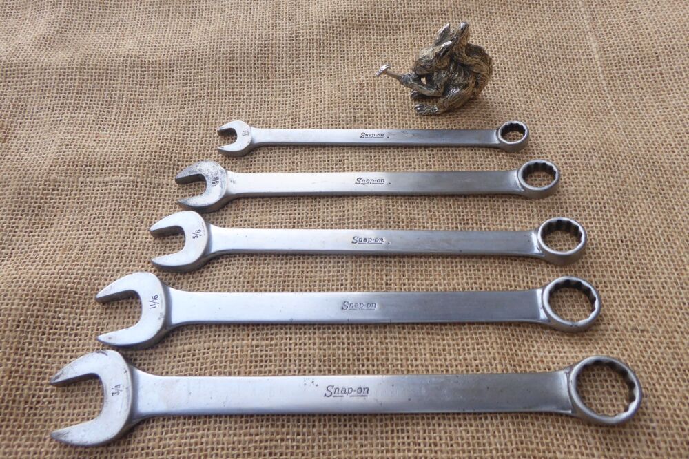 5 x Snap On Combination Spanners OEX - Made In Canada