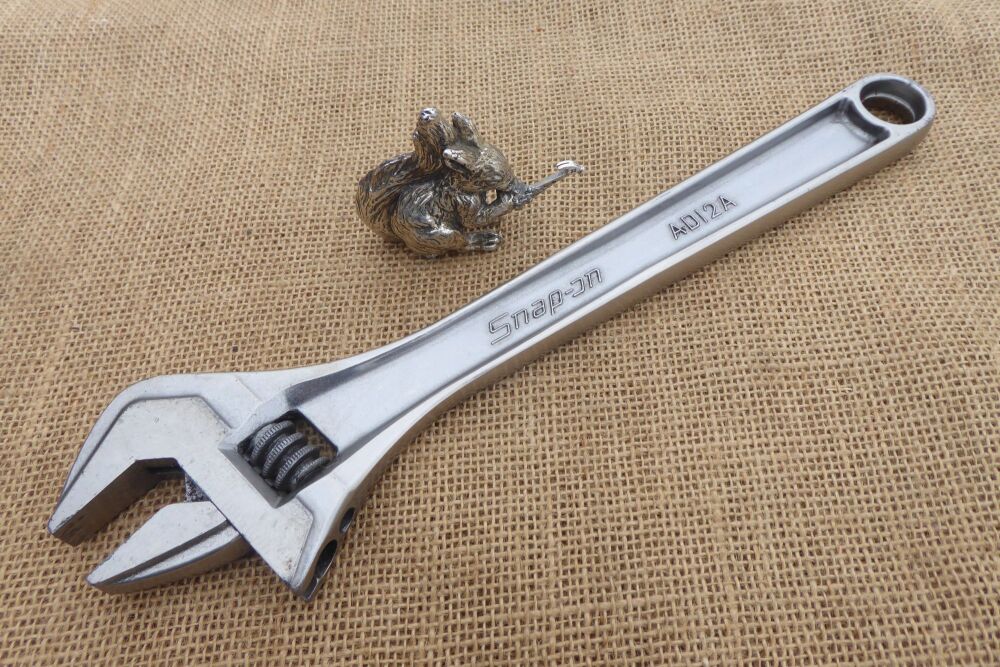 Snap On AD12A 12" Adjustable Spanner / Wrench - Made In Spain