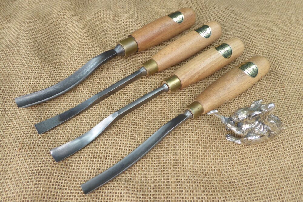 Ashley Iles (ILES) Set Of 4 Wood Carving Tools