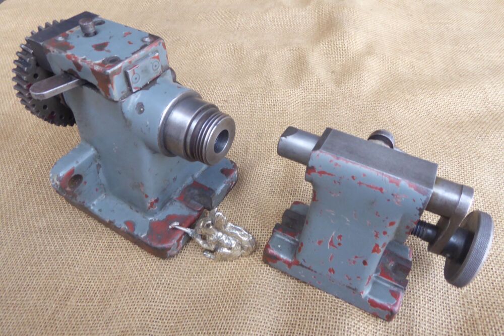 Vintage Indexing / Dividing Head And Tailstock - Milling / Engineering 2MT