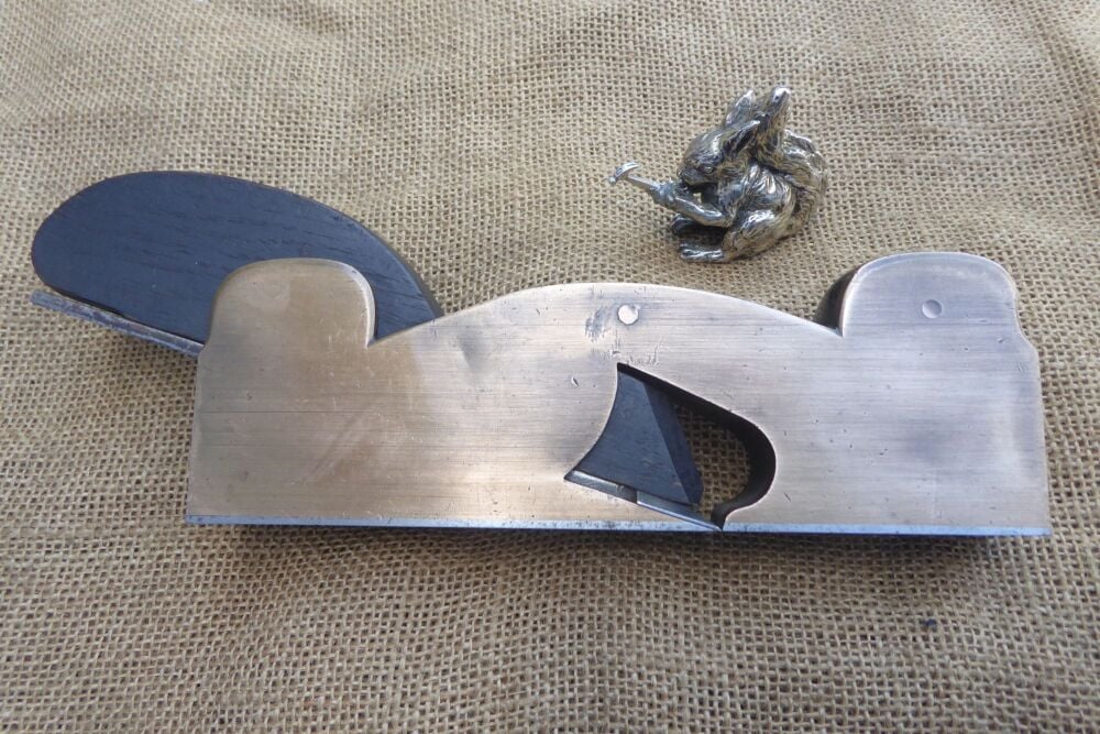 Gun Metal & Infill Shoulder Plane With Preston Iron - Likely Copy Of Preston 1352