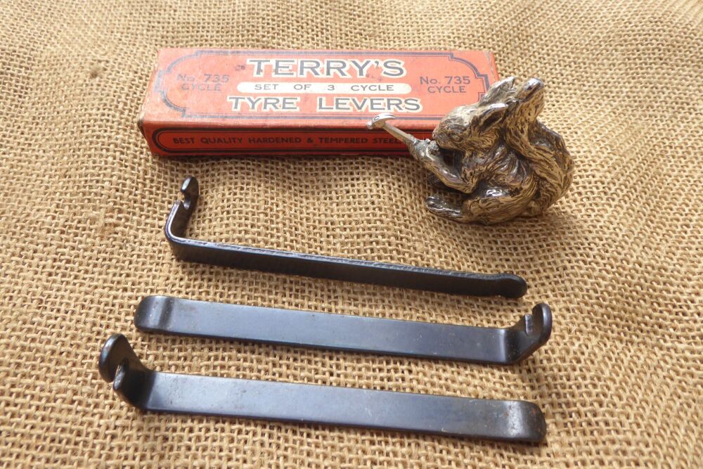 Terry's No.735 Set Of 3 Cycle Tyre Levers With Original Box