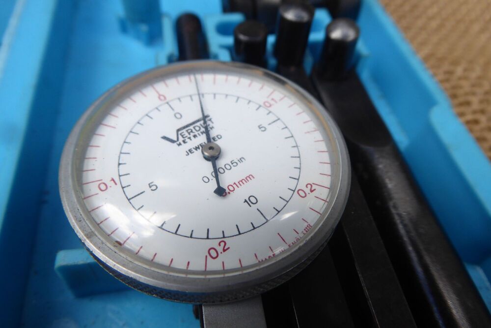 Verdict Metrinch Dial Test Indicator Gauge - 0.01mm / 0.0005"