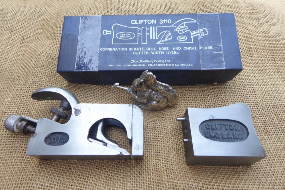Clifton 3110 Combination Rebate Bull Nose And Chisel Plane