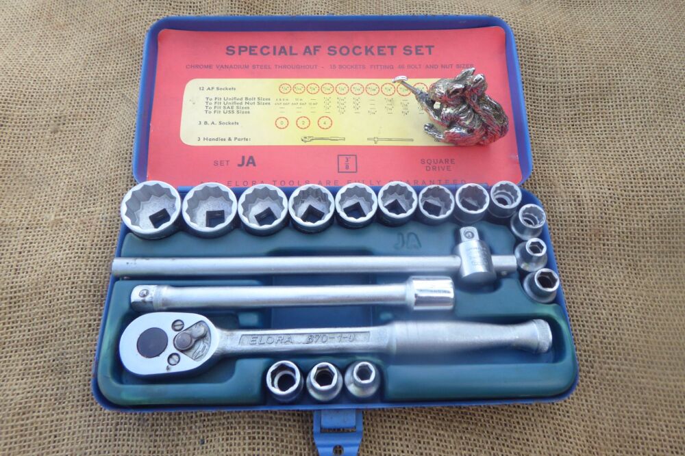 Elora JA Special AF Socket Set - 3/8" Square Drive