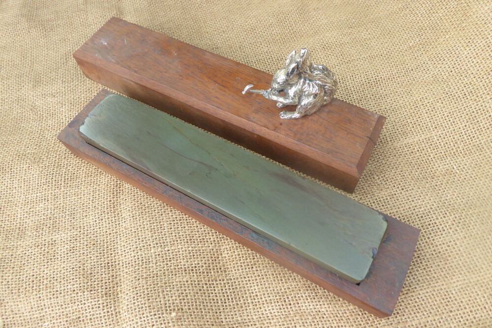 Vintage Nice Size Charnley Forest Sharpening Stone - 9 1/2