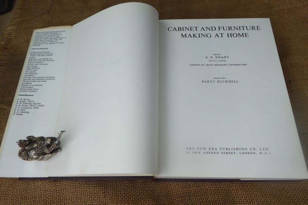 Cabinet And Furniture Making At Home Edited By A.B Emary