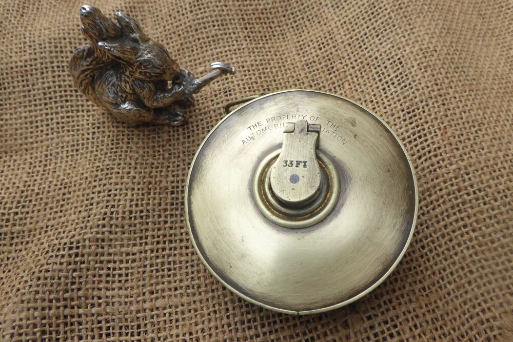 Vintage 33ft Tape Measure - Property Of The Automobile Association