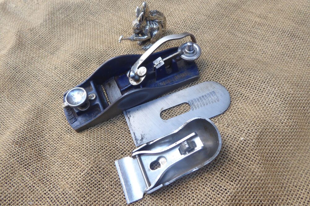 Record 018 Adjustable Mouth Block Plane With Stanley Iron
