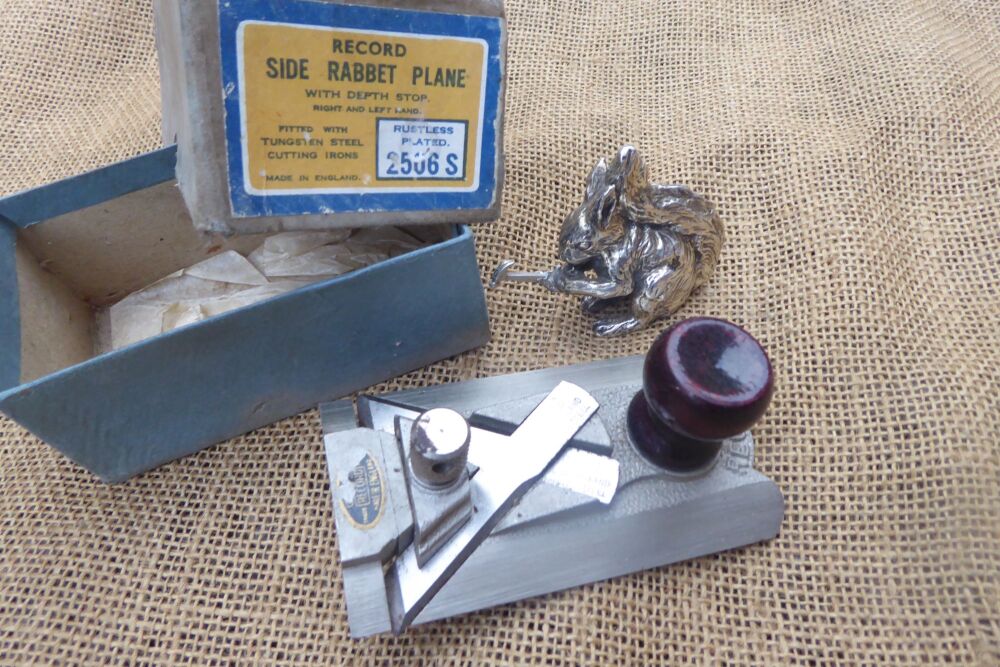 Record 2506 S Side Rebate Plane With Depth Stop